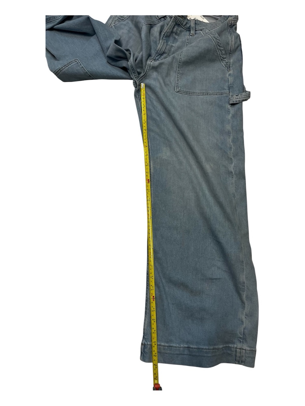 American Eagle Dreamy Drape Stretch Baggy Wide Leg Jeans Sz 12 - Picture 6 of 9